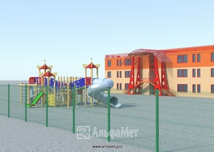 2D ограждения для школ и детских садов в Иркутске